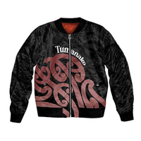 New Zealand Mangopare Tamanako Bomber Jacket Aotearoa Maori LT14 Unisex Brown - Polynesian Pride