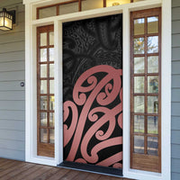 New Zealand Mangopare Tamanako Door Cover Aotearoa Maori - Polynesian Pride