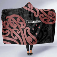 New Zealand Mangopare Tamanako Hooded Blanket Aotearoa Maori