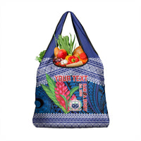 Custom Samoa Rugby Grocery Bag Go Champions Samoan Gingers