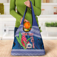 Custom Samoa Rugby Grocery Bag Go Champions Samoan Gingers