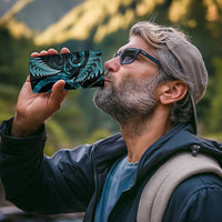 New Zealand Archery 4 in 1 Can Cooler Tumbler Aotearoa Silver Fern Maori - Polynesian Pride