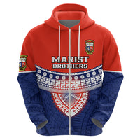Fiji School Hoodie Marist Brothers Fijian Tapa Pattern LT14 - Polynesian Pride