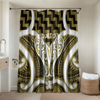 Aotearoa Atua Tangaroa Personalised Bathroom Set God Of The Sea Maori Whale Tail Yellow