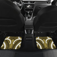 Aotearoa Atua Tangaroa Personalised Car Mats God Of The Sea Maori Whale Tail Yellow