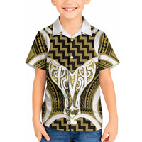 Aotearoa Atua Tangaroa Personalised Hawaiian Shirt God Of The Sea Maori Whale Tail Yellow