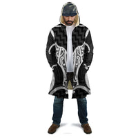 Aotearoa Atua Tangaroa Personalised Cloak God Of The Sea Maori Whale Tail Black