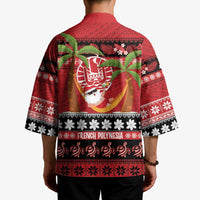 French Polynesia Christmas Kimono Tiare Chilling Santa Oaoa I teie Noera - Polynesian Pride