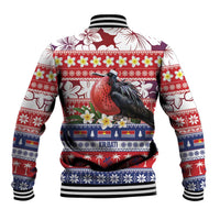 Kiribati Christmas Baseball Jacket Frigatebird Santa Tekeraoi n te Kiritimati - Polynesian Pride