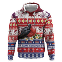 Kiribati Christmas Hoodie Frigatebird Santa Tekeraoi n te Kiritimati - Polynesian Pride