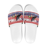 Kiribati Christmas Slide Sandals Frigatebird Santa Tekeraoi n te Kiritimati - Polynesian Pride