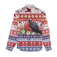 Kiribati Christmas Women Casual Shirt Frigatebird Santa Tekeraoi n te Kiritimati - Polynesian Pride