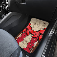 Samoa Siapo Car Mats Tapa Pattern Mix Ula Fala Hibiscus LT14 - Polynesian Pride
