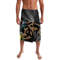 Aotearoa Kowhai Tui Bird Lavalava Maori Ngaru With Silver Fern