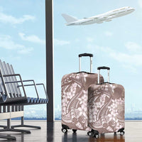 Polynesia Hammerhead Shark Tattoo With Plumeria Lei Luggage Cover LT14 - Polynesian Pride