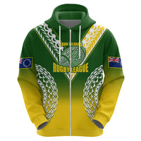 Custom Cook Islands Rugby Hoodie Pacific Go The Kukis Gradient Style LT14 - Polynesian Pride