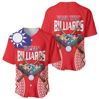 Personalised Taiwan Billiards Baseball Jersey Eight-ball Pool Polynesia Tattoo - Polynesian Pride