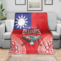 Personalised Taiwan Billiards Blanket Eight-ball Pool Polynesia Tattoo - Polynesian Pride