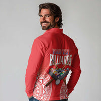 Personalised Taiwan Billiards Long Sleeve Polo Shirt Eight-ball Pool Polynesia Tattoo - Polynesian Pride