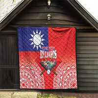 Personalised Taiwan Billiards Quilt Eight-ball Pool Polynesia Tattoo - Polynesian Pride