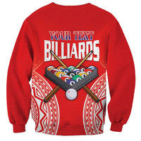Personalised Taiwan Billiards Sweatshirt Eight-ball Pool Polynesia Tattoo - Polynesian Pride