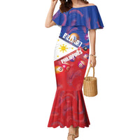 Personalised Philippines Billiards Mermaid Dress Cue With Balls Flag Style - Polynesian Pride