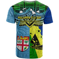 Malampa Fiji Day T Shirt Together We Grow Proud Polynesian Tapa Artsy LT14 - Polynesian Pride