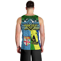 Custom Malampa Fiji Day Men Tank Top Together We Grow Proud Polynesian Tapa Artsy LT14 - Polynesian Pride