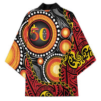 Celebrating 50 Years Papua New Guinea Kimono Aboriginal Mix Papuan Pattern LT14 - Polynesian Pride