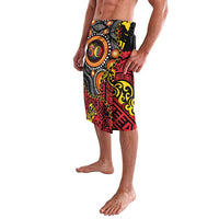 Celebrating 50 Years Papua New Guinea Lavalava Aboriginal Mix Papuan Pattern - Polynesian Pride