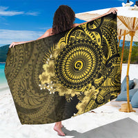 Vanuatu Sarong Hibisus Polynesian Pattern Gold - Polynesian Pride