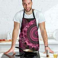 Vanuatu Apron Hibisus Polynesian Pattern Pink - Polynesian Pride