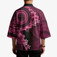 Vanuatu Kimono Hibisus Polynesian Pattern Pink - Polynesian Pride
