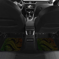 Vanuatu Car Mats Hibisus Polynesian Pattern Reggae - Polynesian Pride
