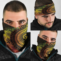 Vanuatu Neck Gaiter Hibisus Polynesian Pattern Reggae - Polynesian Pride