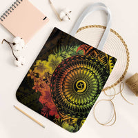 Vanuatu Tote Bag Hibisus Polynesian Pattern Reggae - Polynesian Pride