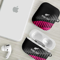 New Zealand Silver Fern Rugby Custom AirPods Case 2025 All Black Go Champions LT14 - Polynesian Pride