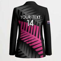 New Zealand Silver Fern Rugby Custom Blazer 2025 All Black Go Champions - Polynesian Pride