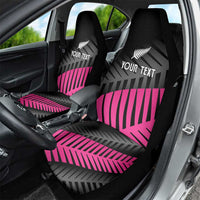 New Zealand Silver Fern Rugby Custom Car Seat Cover 2025 All Black Go Champions - Polynesian Pride
