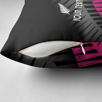 New Zealand Silver Fern Rugby Custom Pillow Cover 2025 All Black Go Champions - Polynesian Pride
