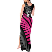 New Zealand Silver Fern Rugby Custom Tank Maxi Dress 2025 All Black Go Champions - Polynesian Pride