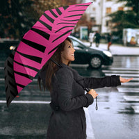 New Zealand Silver Fern Rugby Custom Umbrella 2025 All Black Go Champions - Polynesian Pride