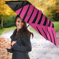 New Zealand Silver Fern Rugby Custom Umbrella 2025 All Black Go Champions - Polynesian Pride