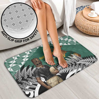 New Zealand South Africa Rugby Bathroom Set Springboks Kente All Black Maori Together - Polynesian Pride