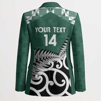 New Zealand South Africa Rugby Custom Blazer Springboks Kente All Black Maori Together - Polynesian Pride