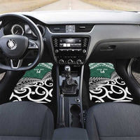 New Zealand South Africa Rugby Car Mats Springboks Kente All Black Maori Together - Polynesian Pride