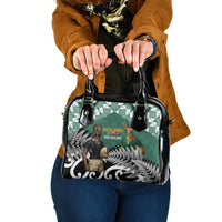 New Zealand South Africa Rugby Shoulder Handbag Springboks Kente All Black Maori Together - Polynesian Pride