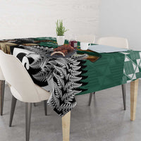New Zealand South Africa Rugby Tablecloth Springboks Kente All Black Maori Together - Polynesian Pride