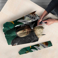 New Zealand South Africa Rugby Umbrella Springboks Kente All Black Maori Together - Polynesian Pride