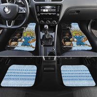 New Zealand Argentina Rugby Car Mats 2025 Los Pumas All Black Together - Polynesian Pride